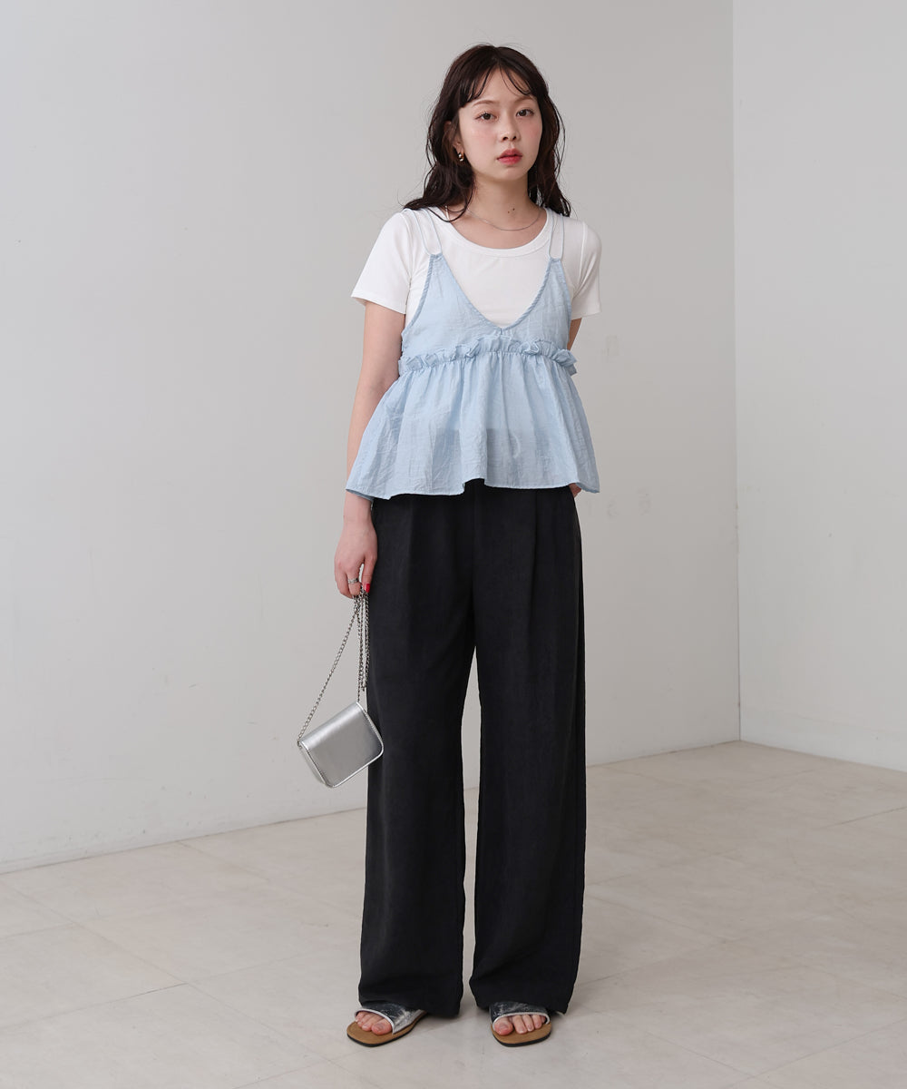 フリルキャミトップス