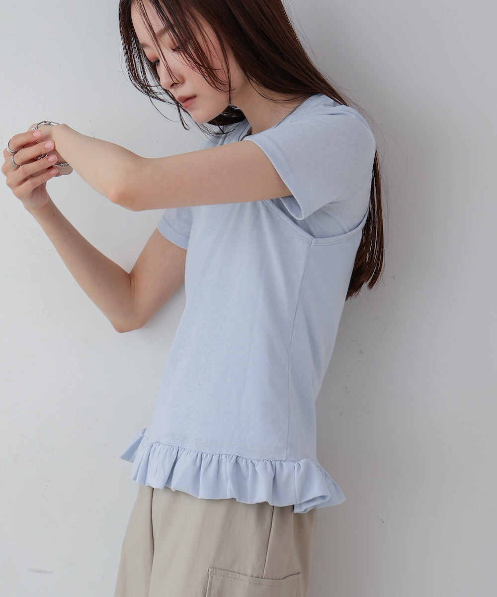 ペプラムバルーンヘムキャミセットTシャツ