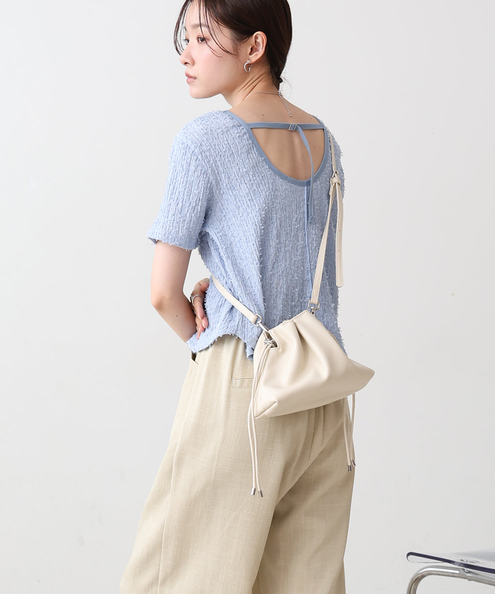 巾着ショルダーバッグ