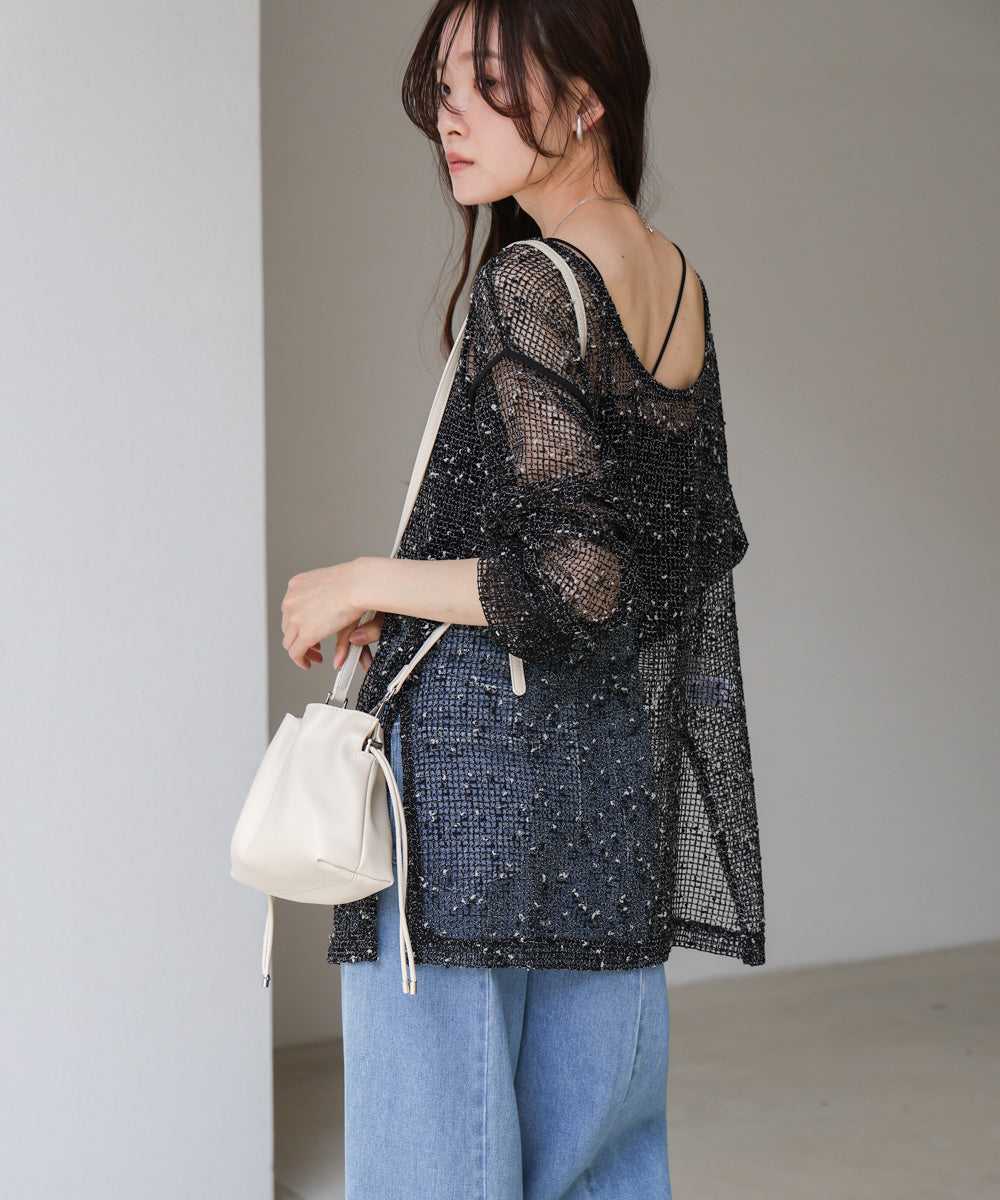 巾着ショルダーバッグ