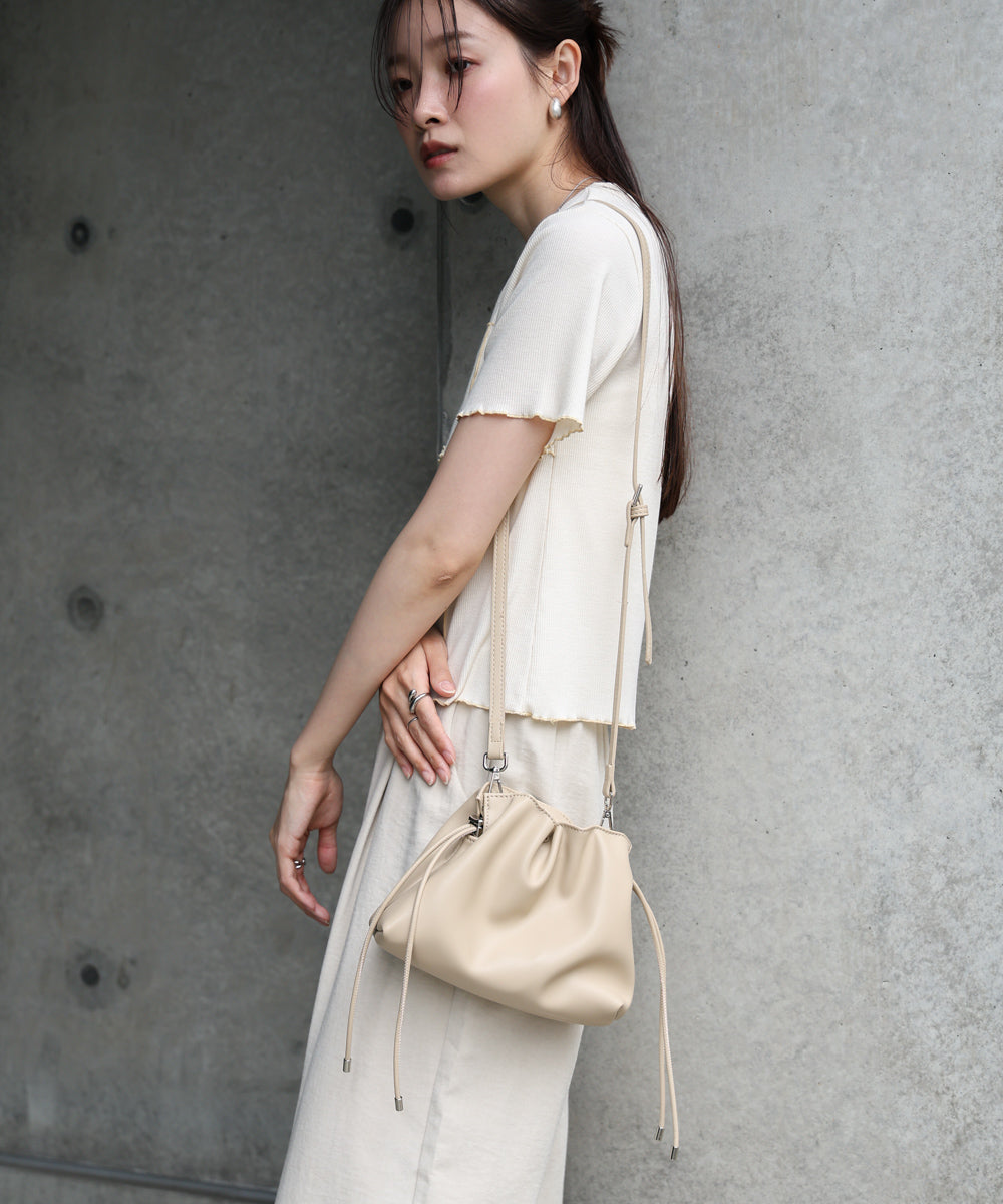 巾着ショルダーバッグ