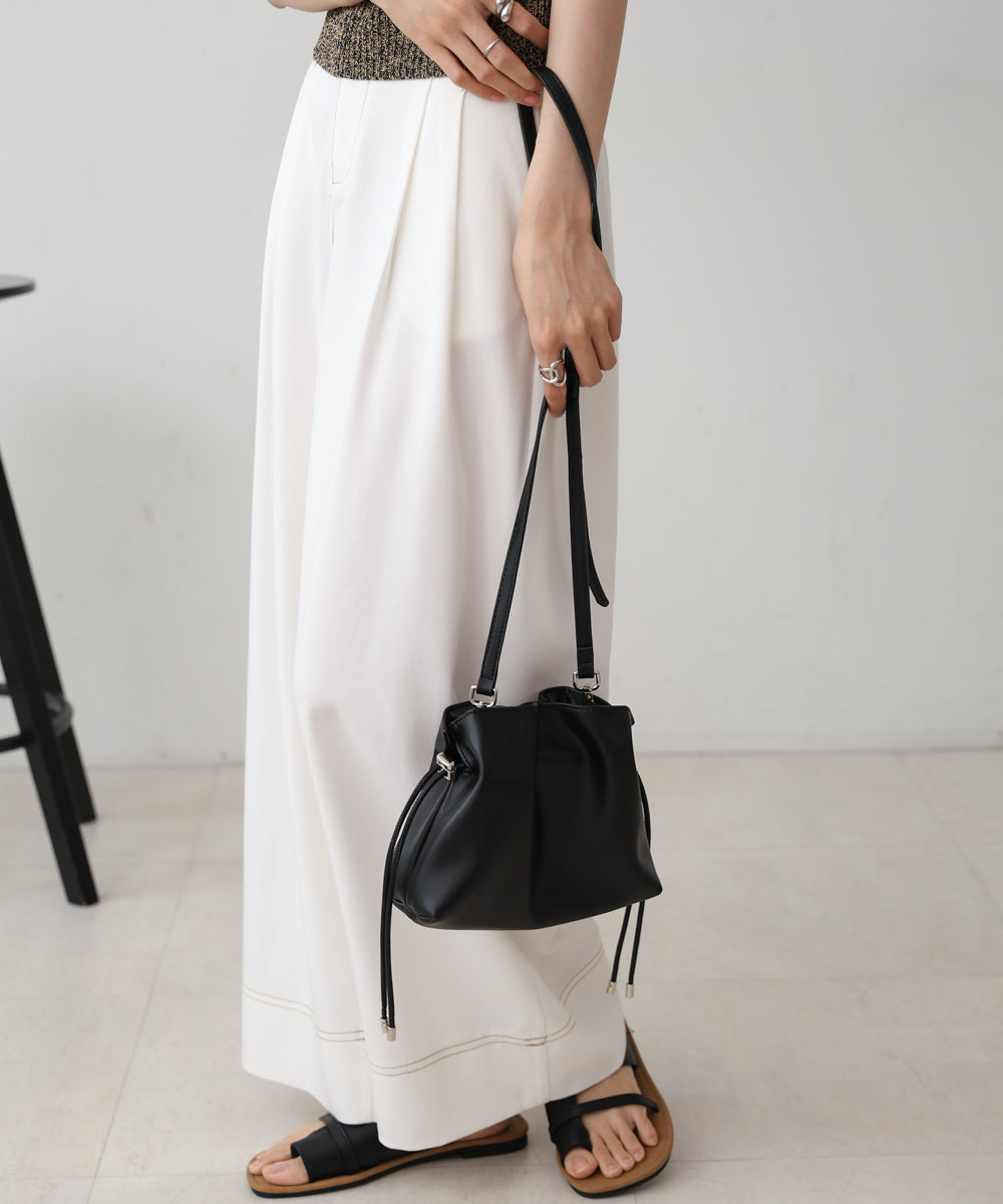 巾着ショルダーバッグ