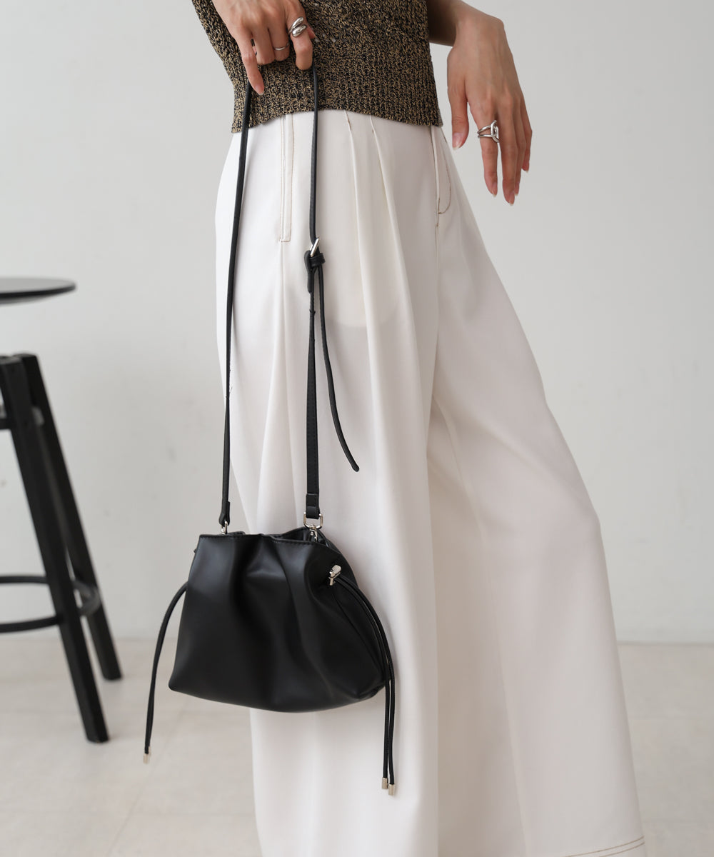 巾着ショルダーバッグ