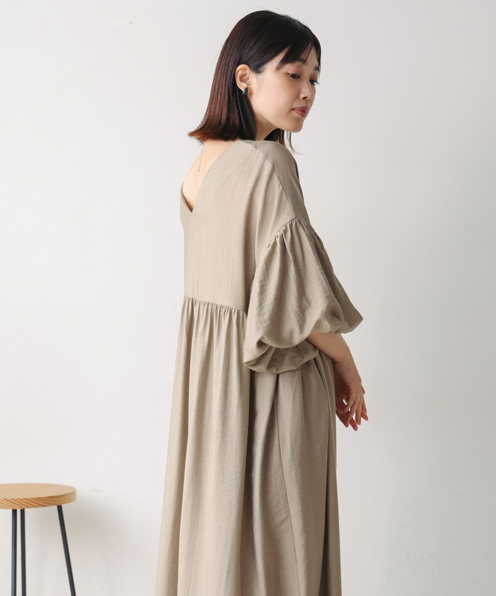 【WEB限定】袖バルーンワンピース