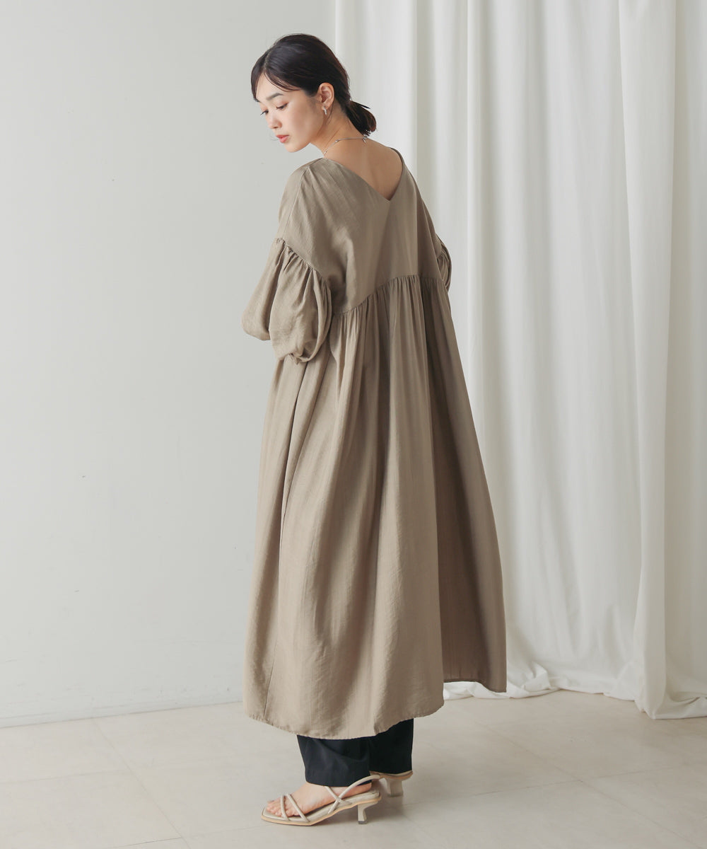 【WEB限定】袖バルーンワンピース