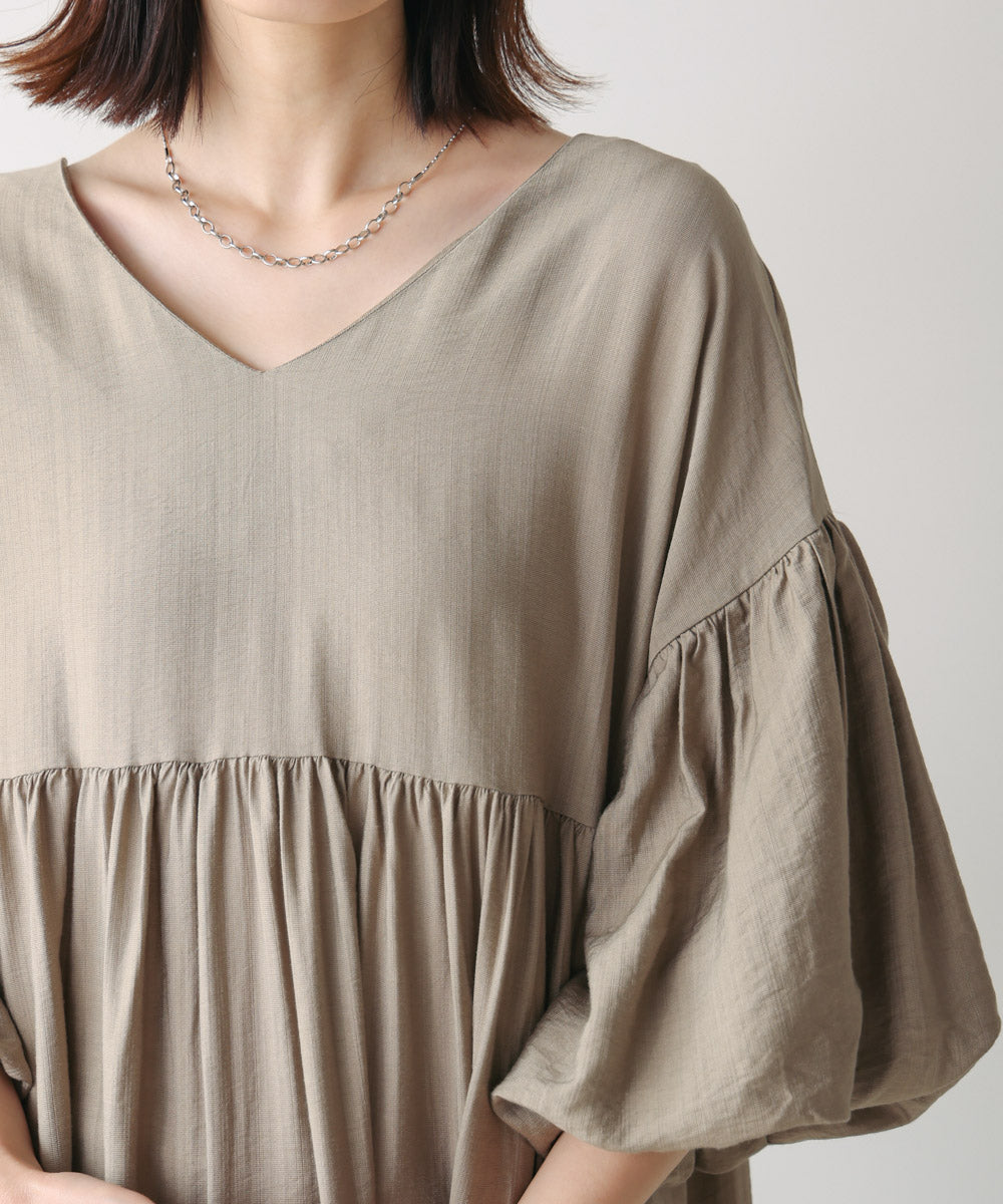 【WEB限定】袖バルーンワンピース