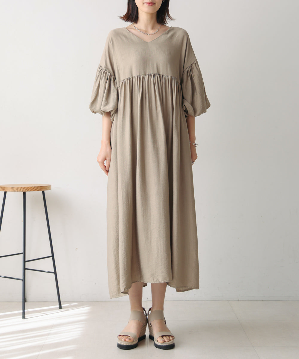 【WEB限定】袖バルーンワンピース