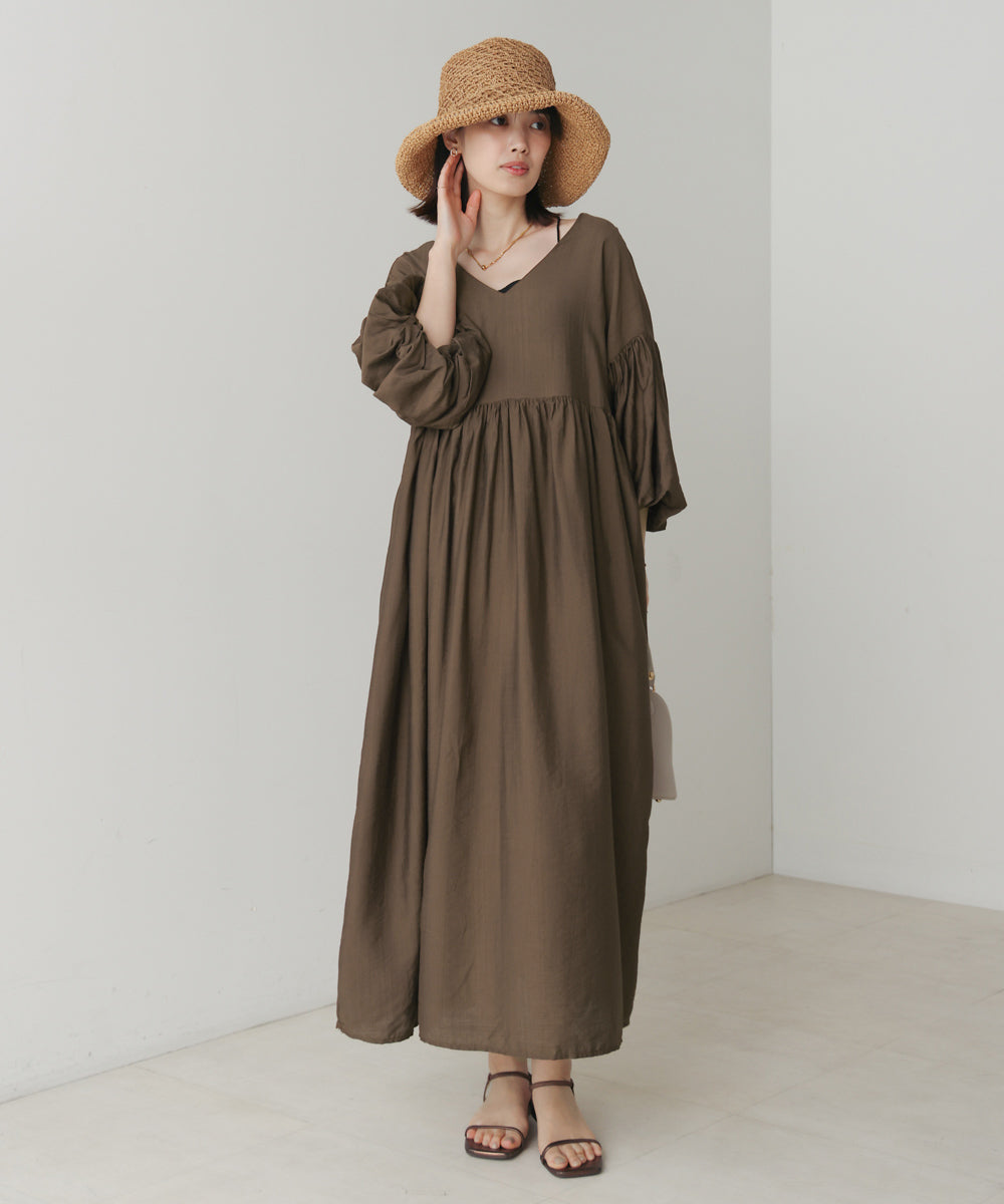 【WEB限定】袖バルーンワンピース