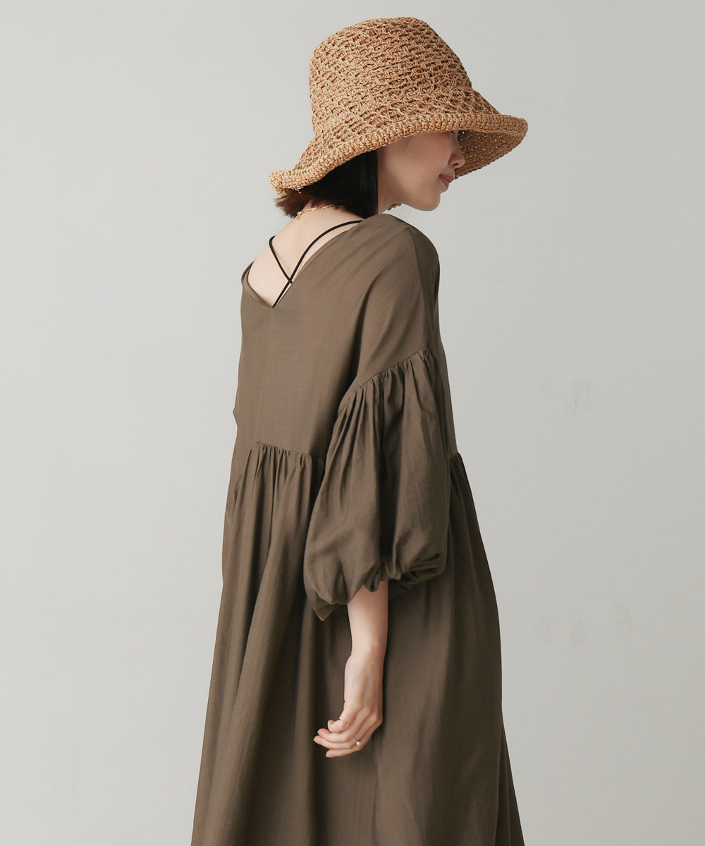 【WEB限定】袖バルーンワンピース