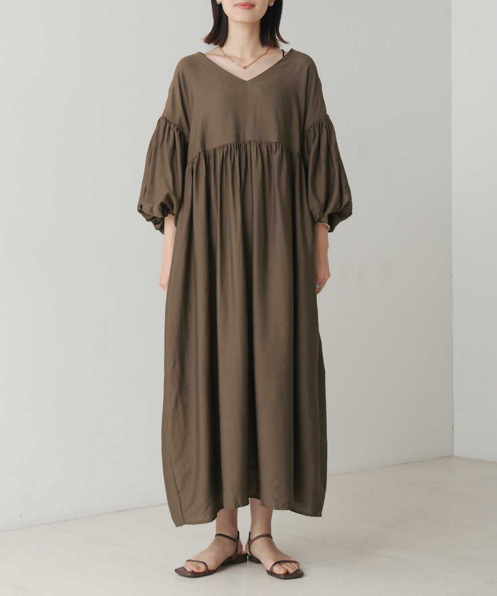 【WEB限定】袖バルーンワンピース