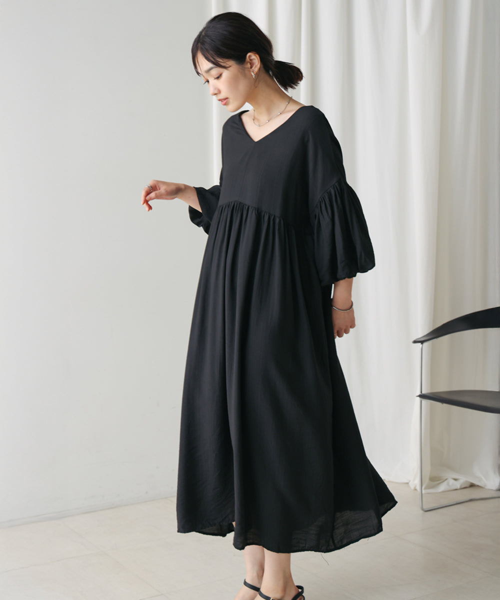【WEB限定】袖バルーンワンピース