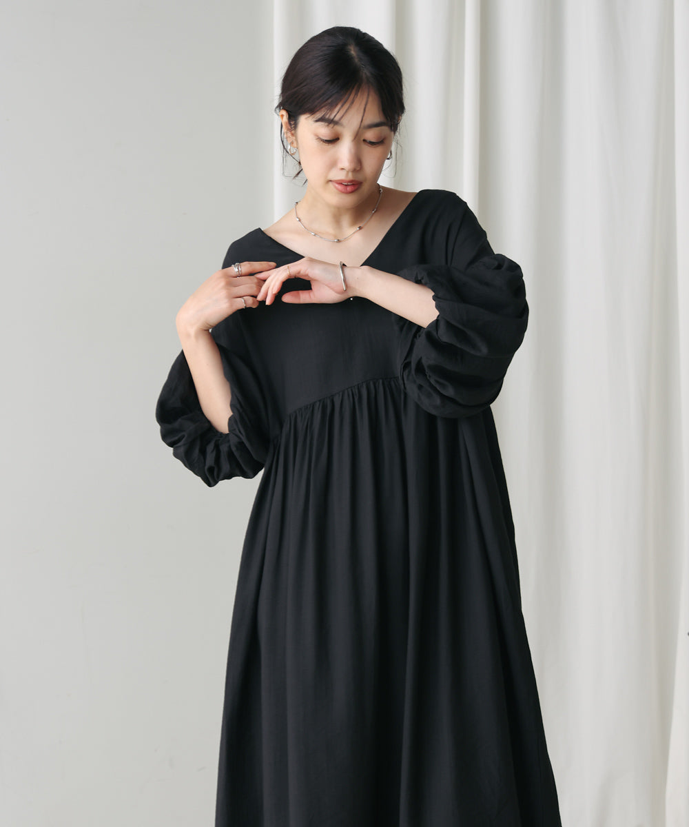 【WEB限定】袖バルーンワンピース