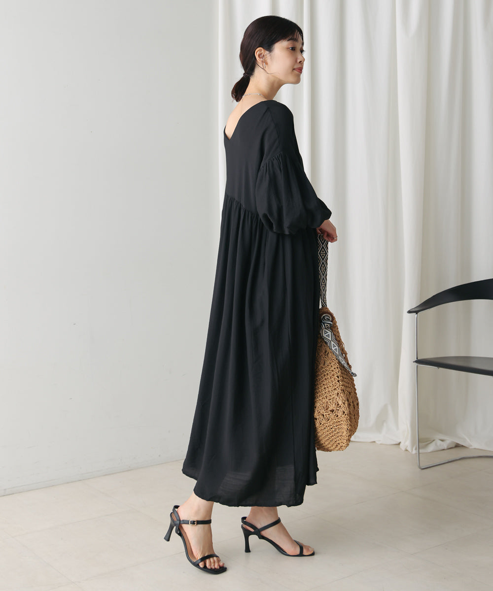 【WEB限定】袖バルーンワンピース