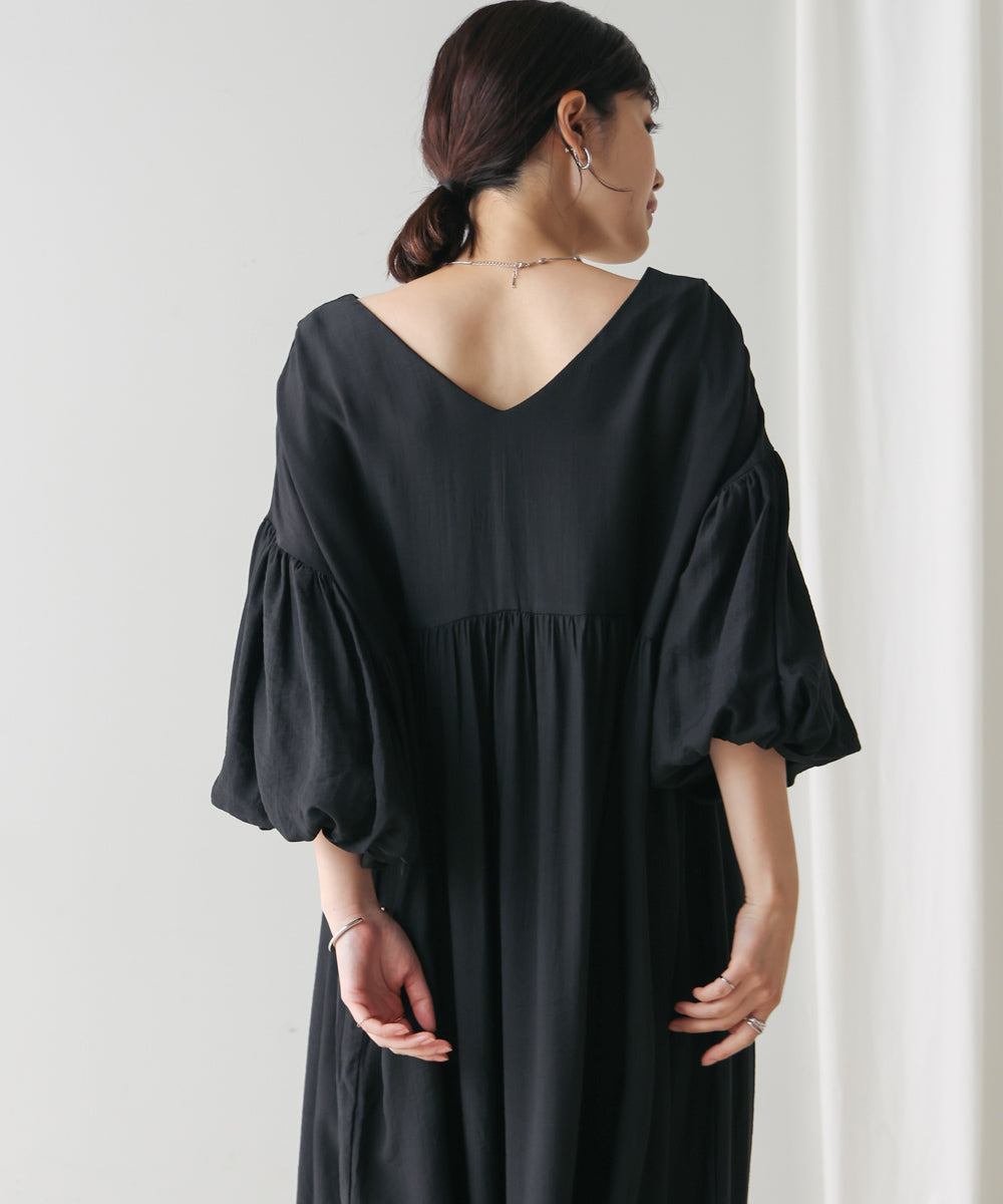 【WEB限定】袖バルーンワンピース