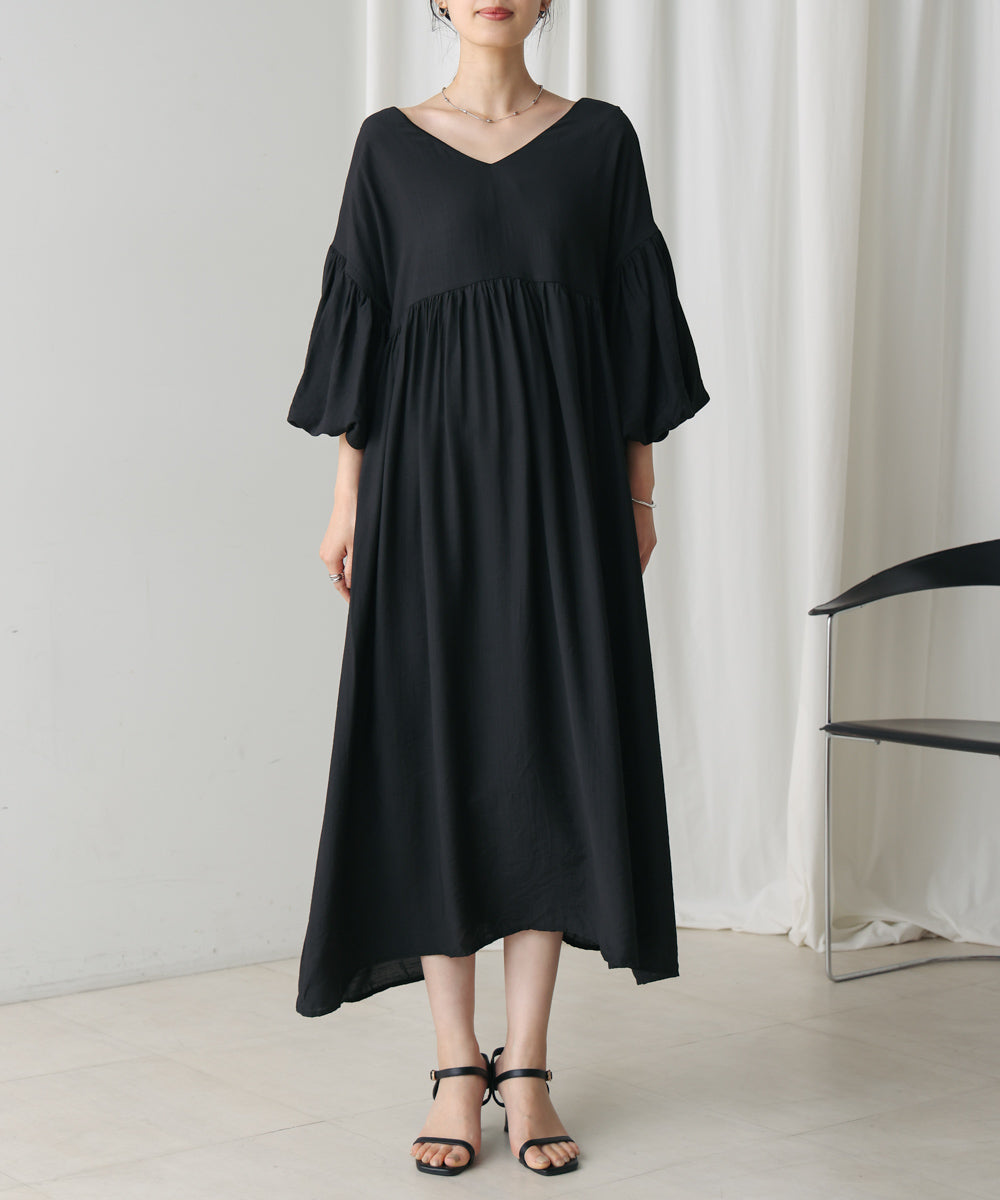 【WEB限定】袖バルーンワンピース