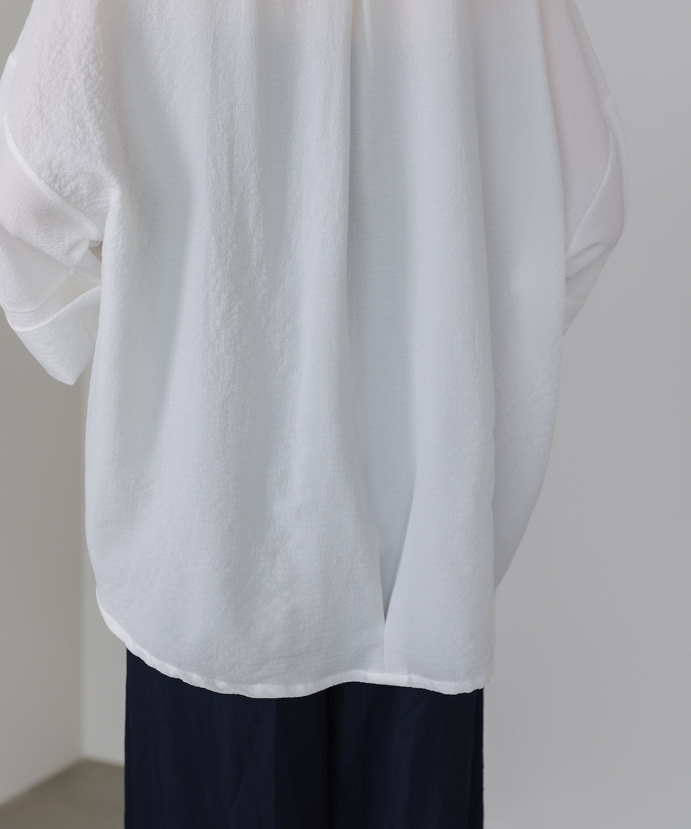 スキッパーシャツブラウス