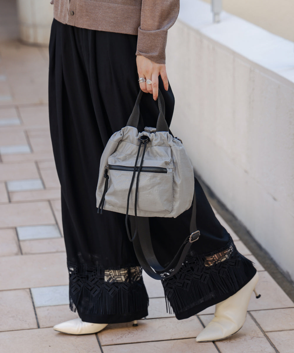 メタリックトートバッグ