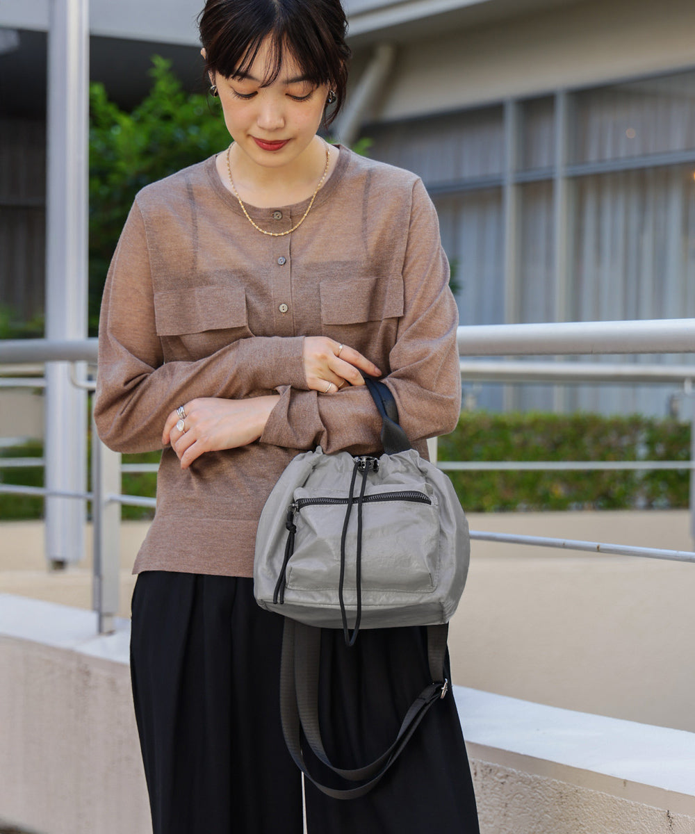 メタリックトートバッグ