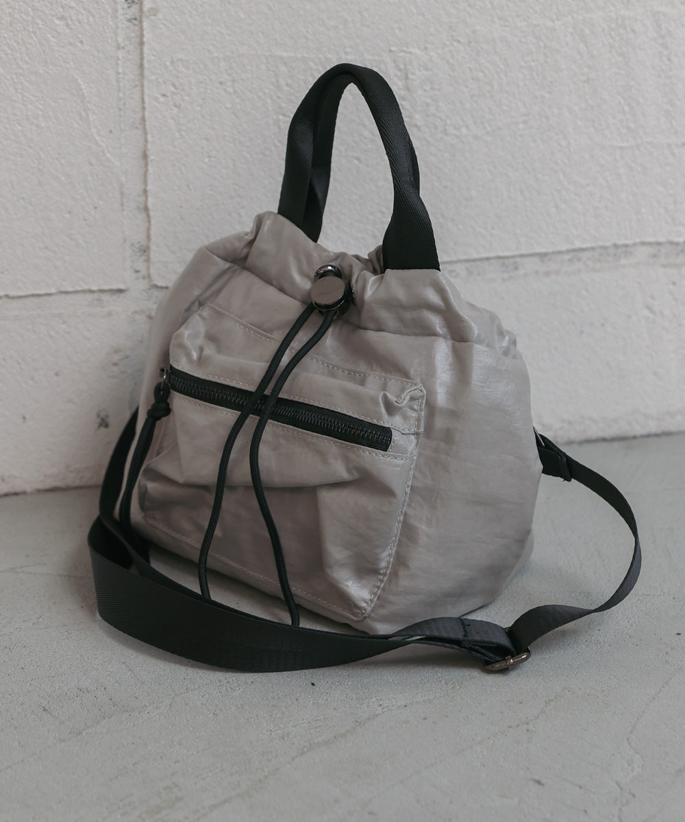 メタリックトートバッグ