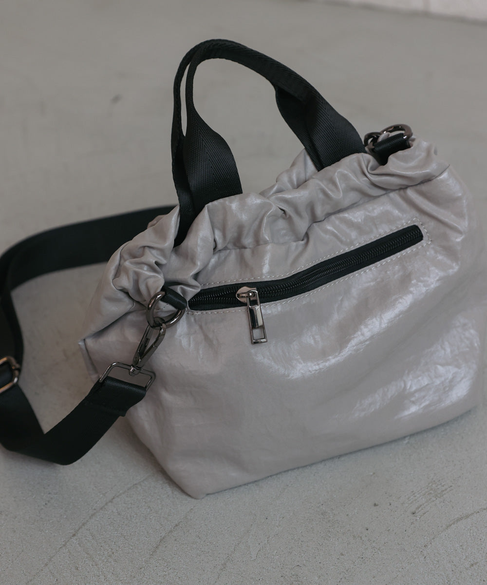 メタリックトートバッグ