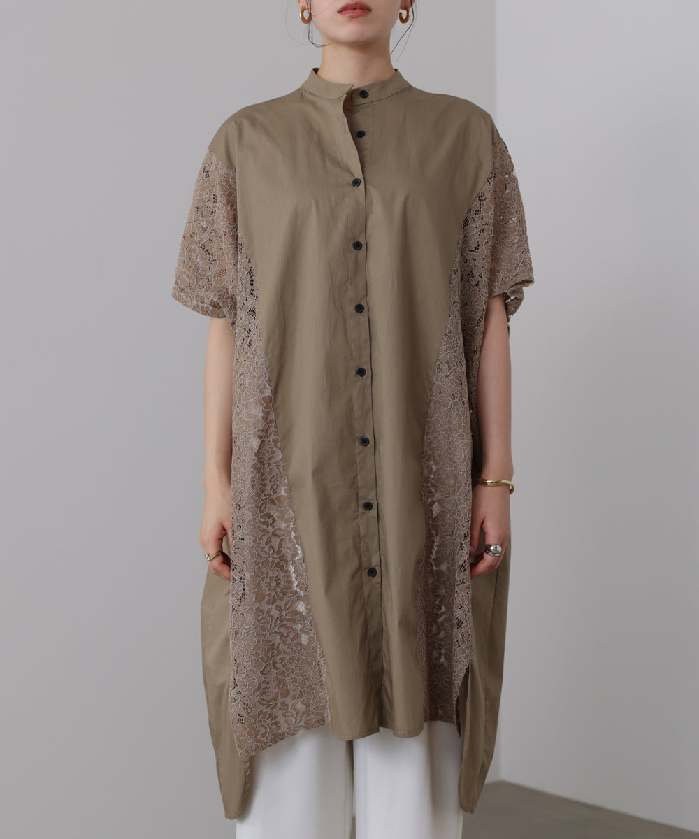 ストレートレースチュニック