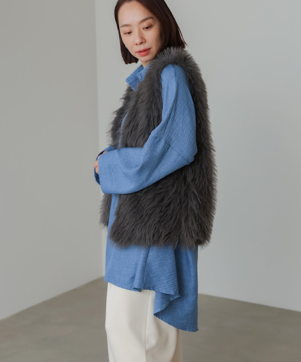 ドルマンシャツチュニック