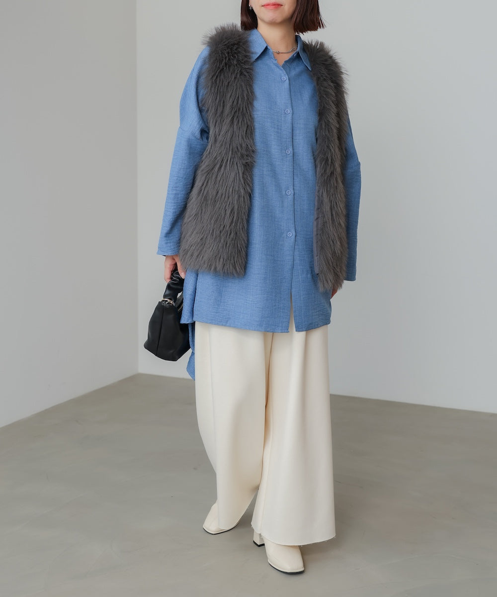 ドルマンシャツチュニック