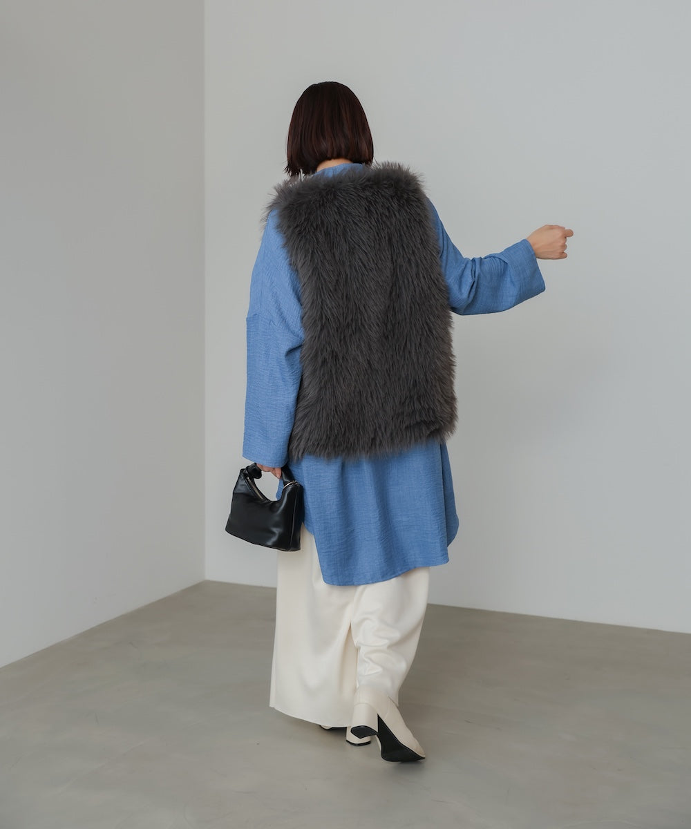 ドルマンシャツチュニック