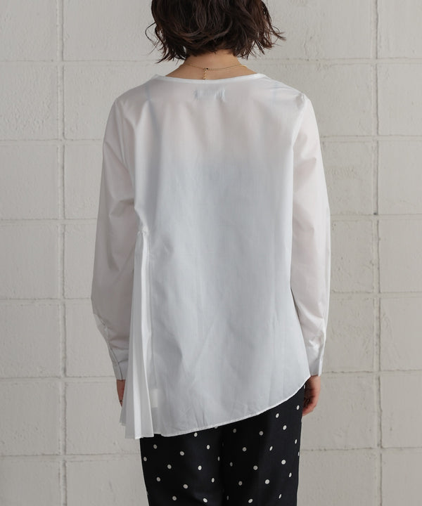 プリーツブラウスニットベストセット