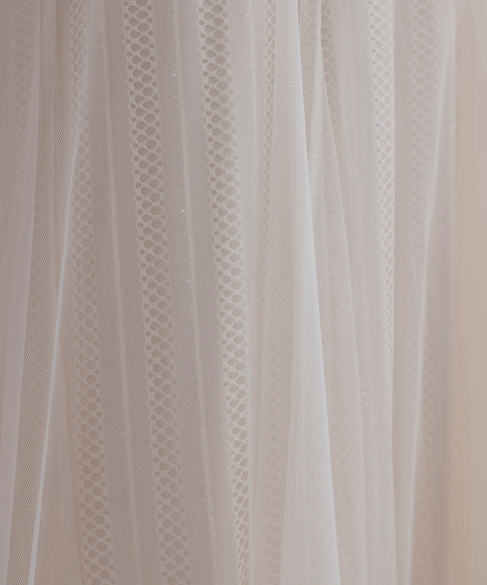 ラインチュールギャザースカート