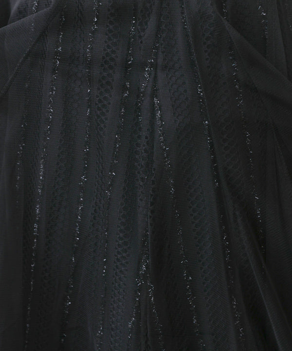 ラインチュールギャザースカート