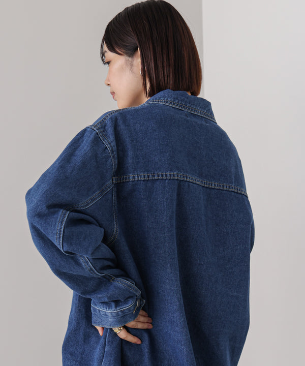 ビックポケットデニムシャツ