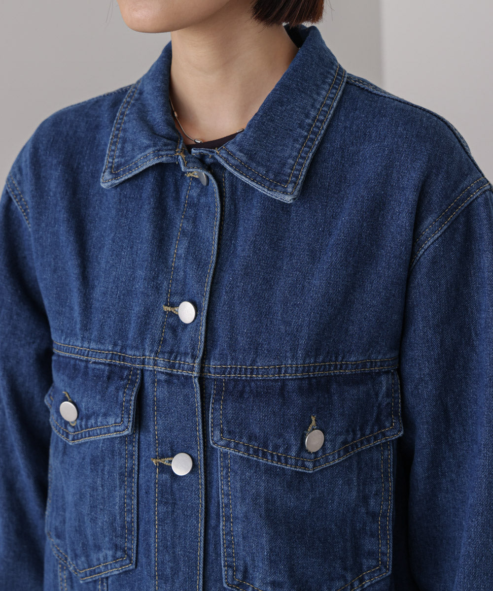 ビックポケットデニムシャツ