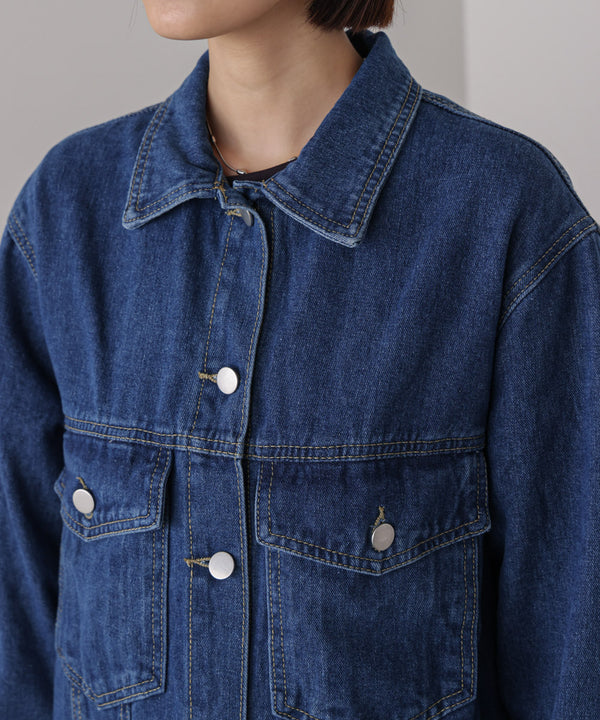 ビックポケットデニムシャツ