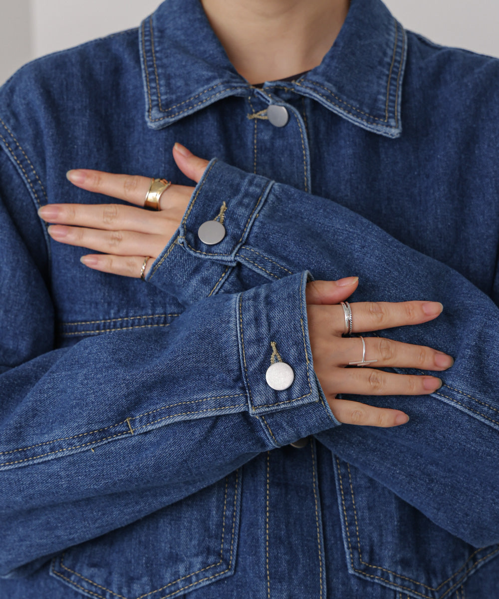 ビックポケットデニムシャツ