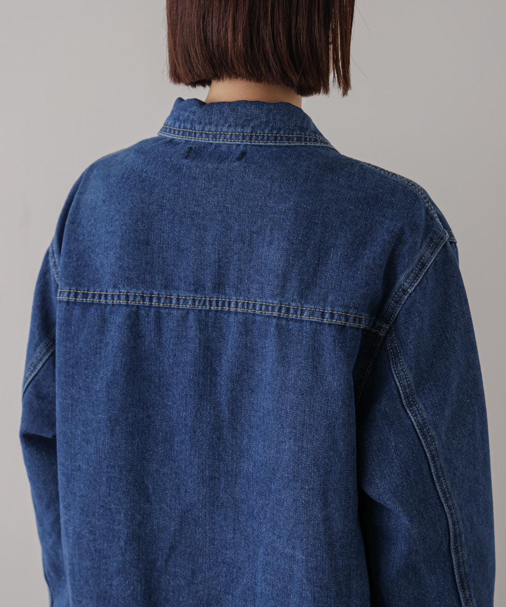 ビックポケットデニムシャツ