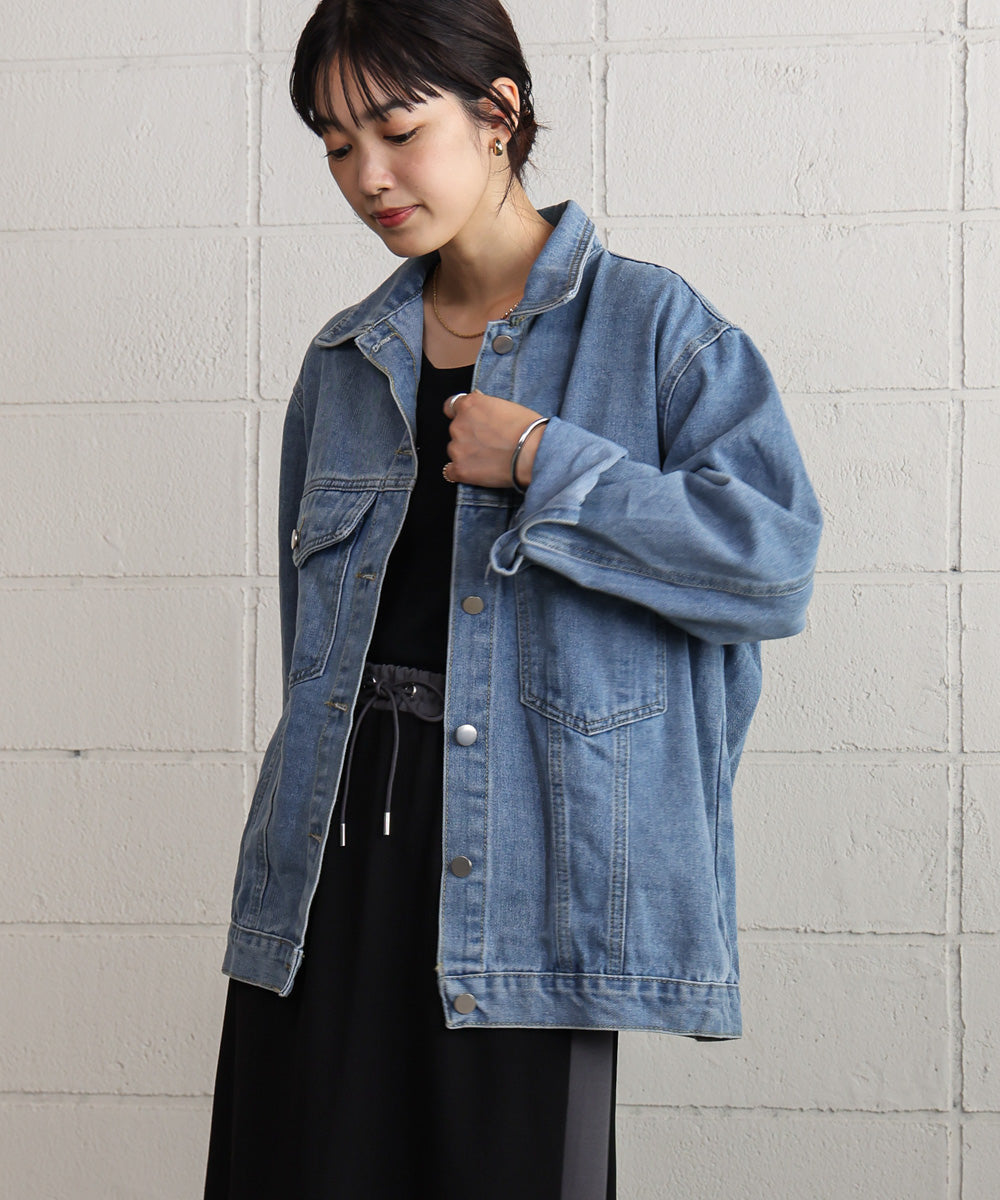 ビックポケットデニムシャツ