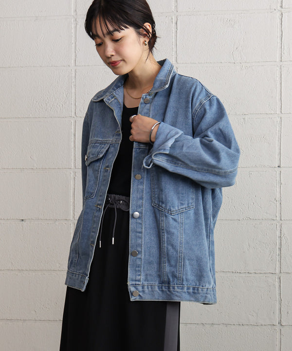 ビックポケットデニムシャツ