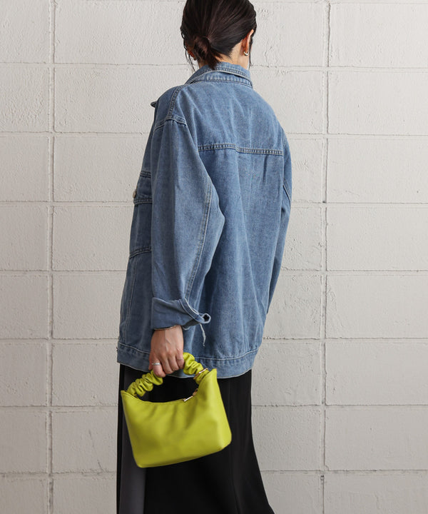 ビックポケットデニムシャツ