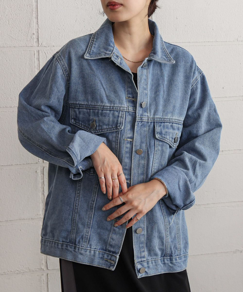 ビックポケットデニムシャツ
