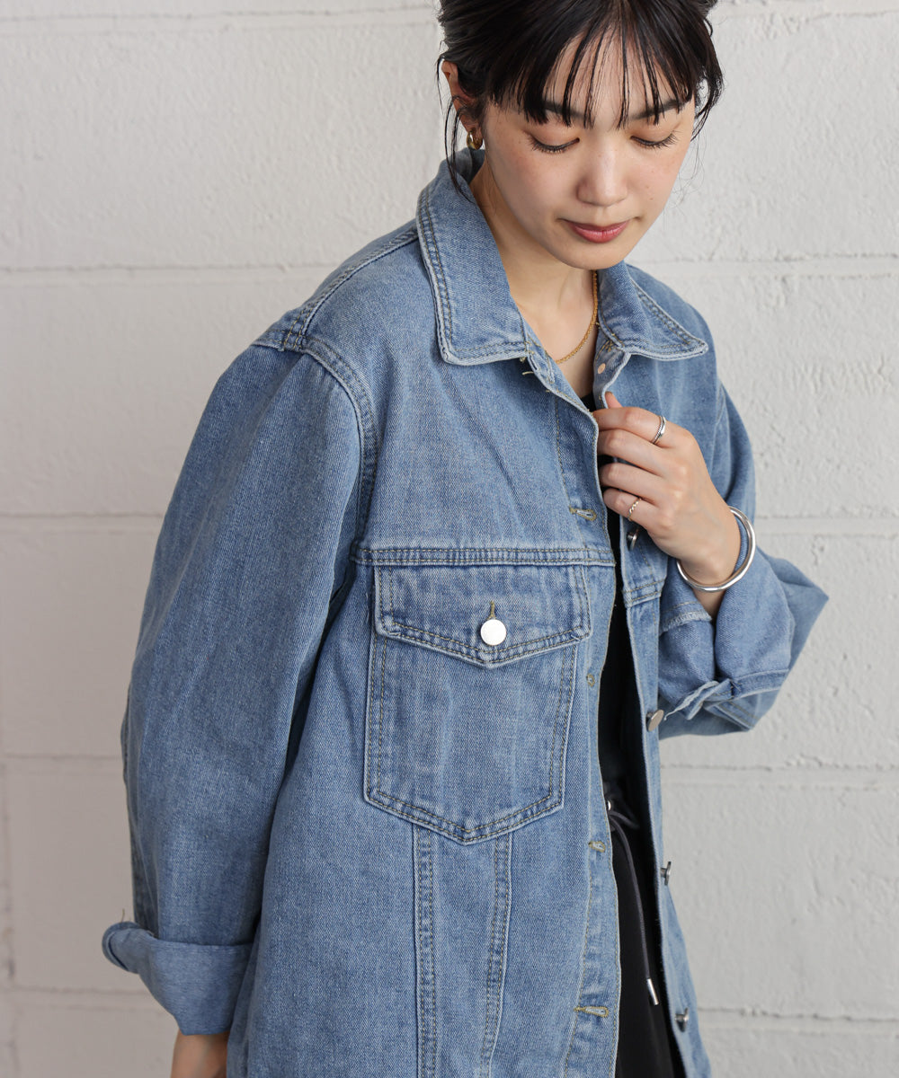 ビックポケットデニムシャツ