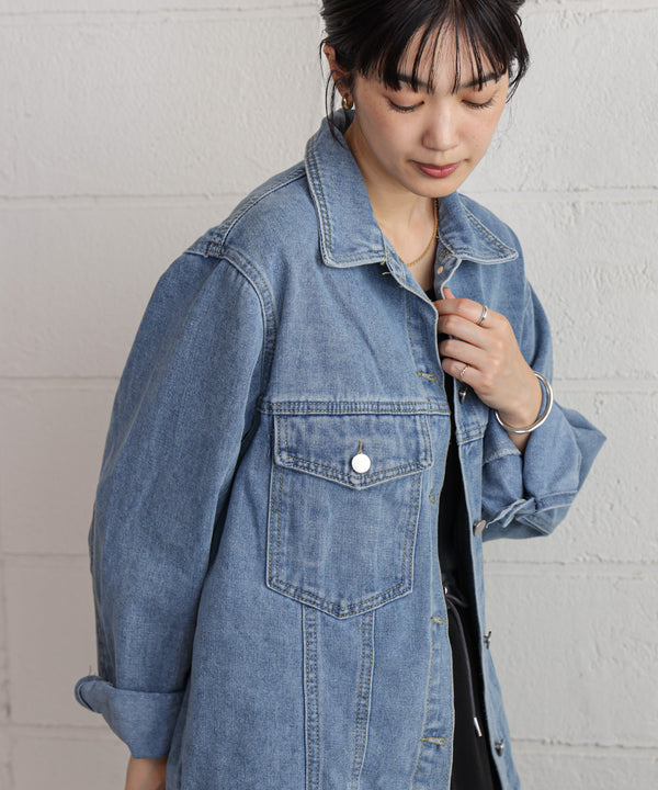 ビックポケットデニムシャツ