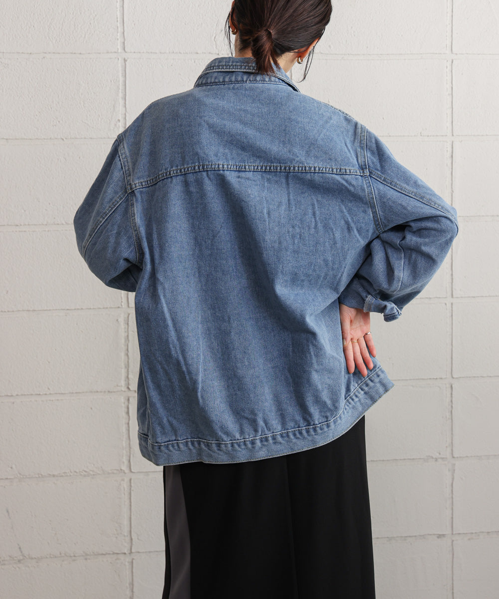 ビックポケットデニムシャツ