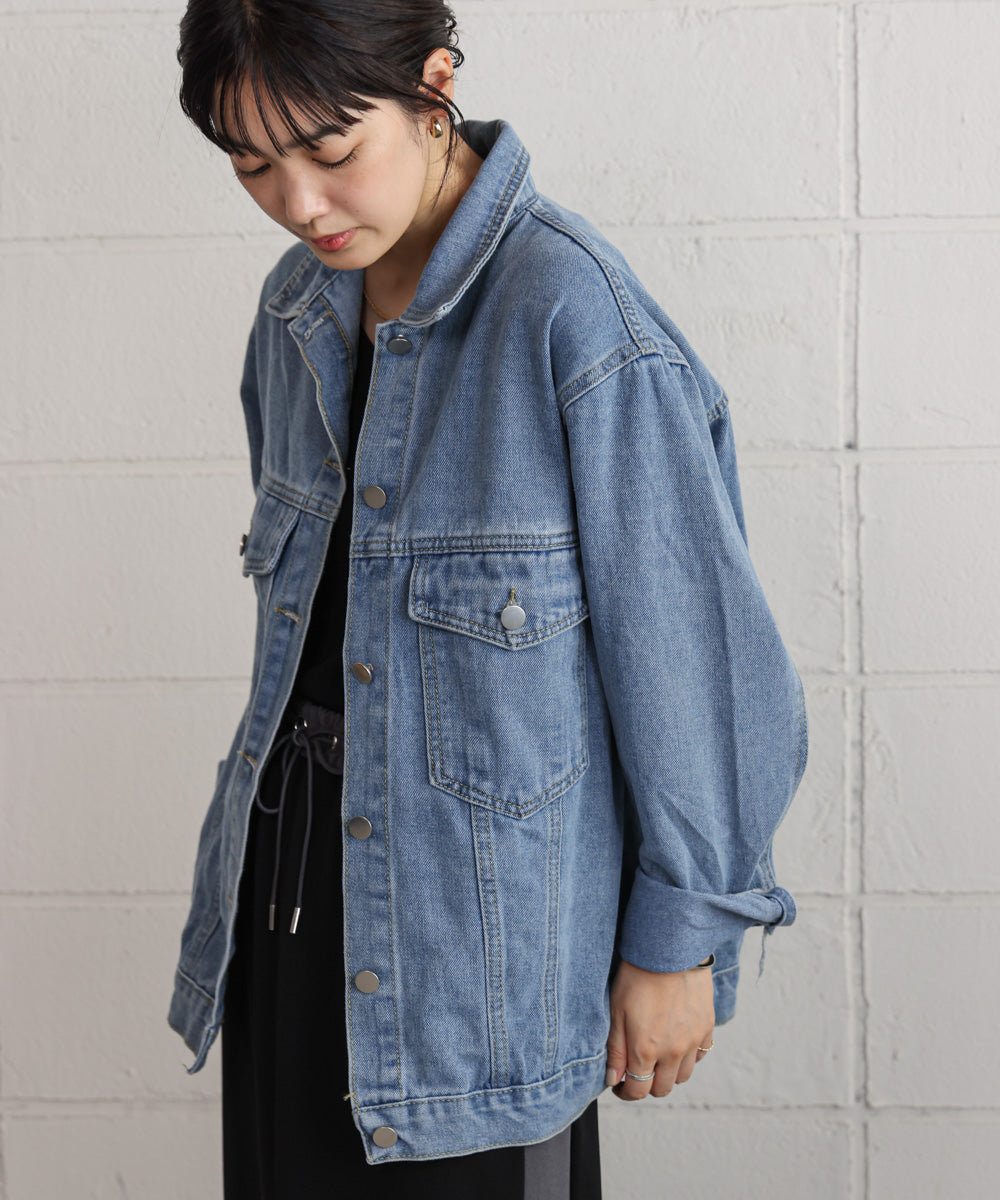 ビックポケットデニムシャツ