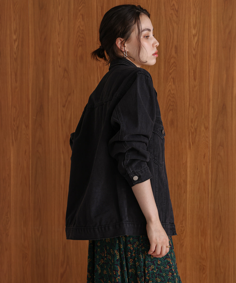 ビックポケットデニムシャツ