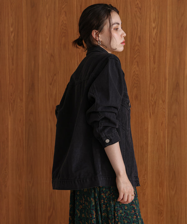 ビックポケットデニムシャツ