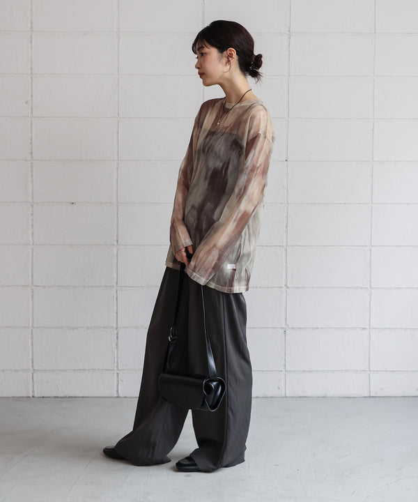 【WEB限定】ニュアンス柄シアーインナー