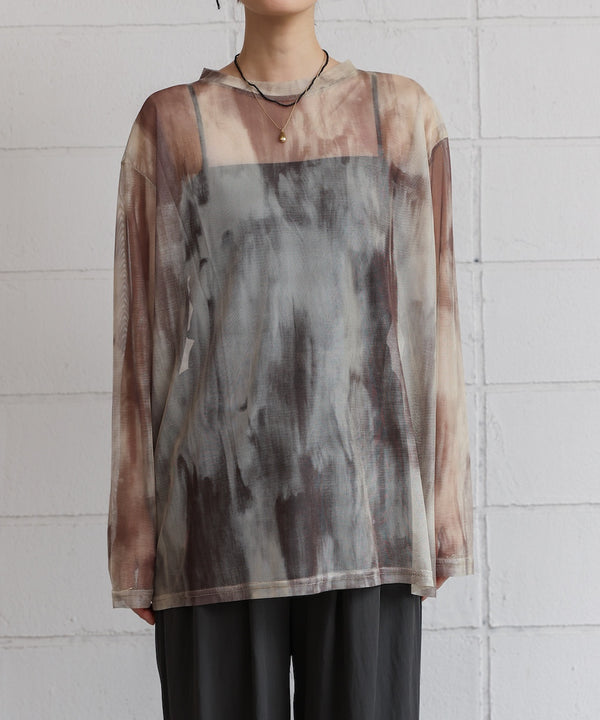 【WEB限定】ニュアンス柄シアーインナー