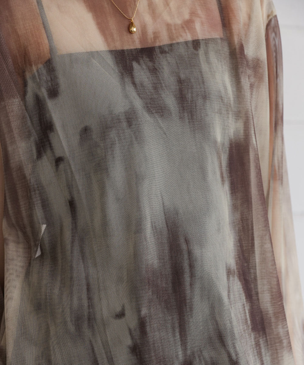 【WEB限定】ニュアンス柄シアーインナー