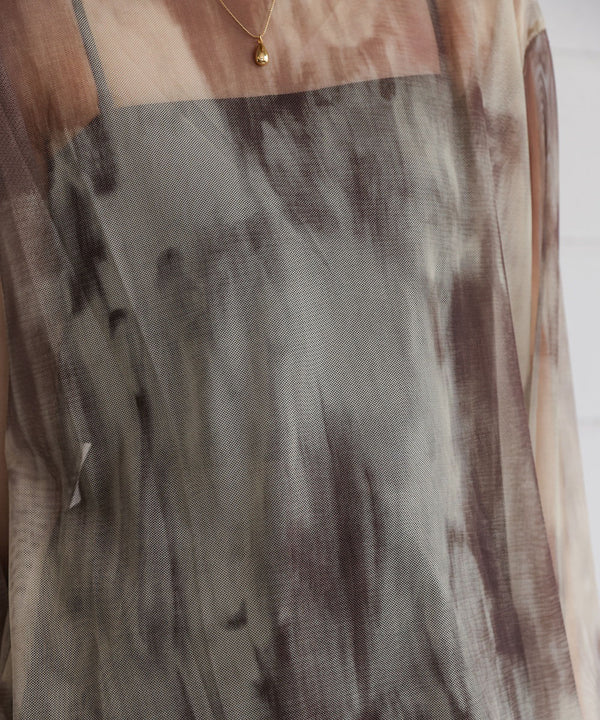 【WEB限定】ニュアンス柄シアーインナー